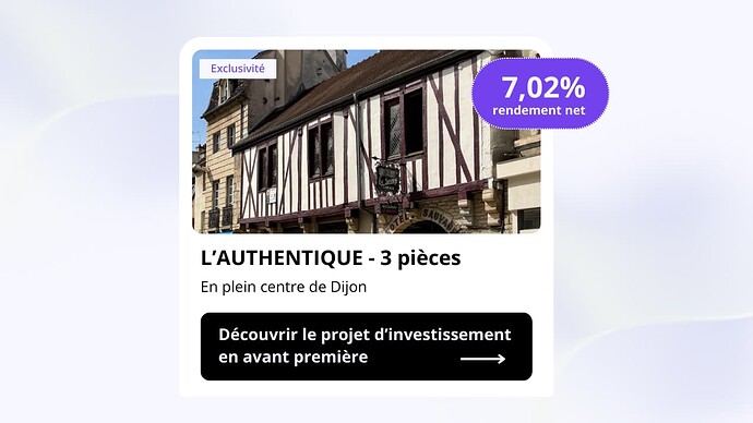 Opportunité d'investissement haut rendement à Dijon
